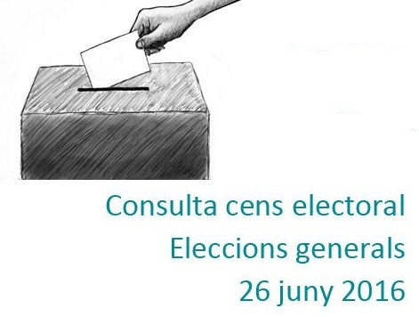 Obert el període de revisió del cens electoral