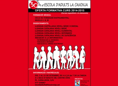 Matriculacions a l'Escola d'Adults