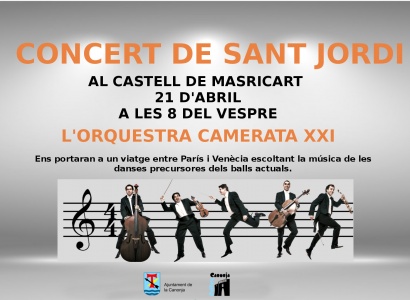 Sant Jordi arriba el divendres 21 al Castell de Masricart
