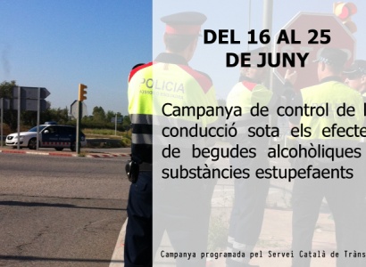 Del 16 al 25 de juny: Campanya de control i vigilància