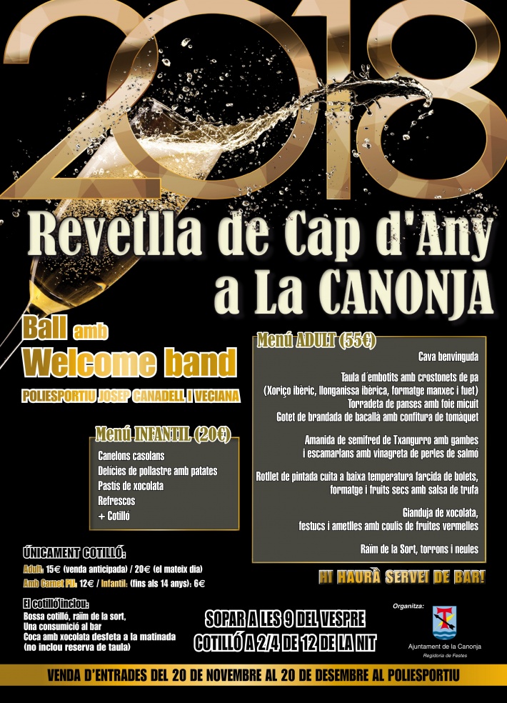 Les entrades de la Revetlla de Cap d'Any es posen a la venda