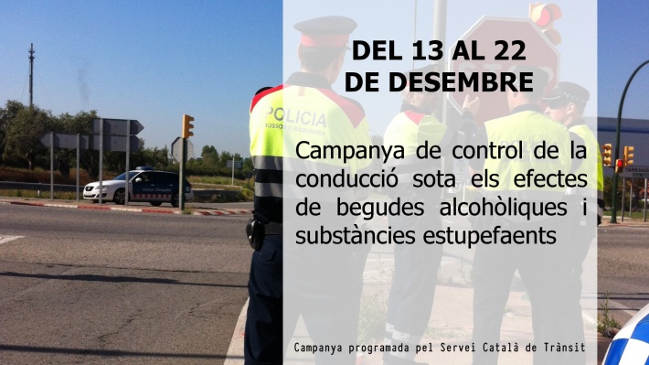 Campanya de control d'alcoholèmia i drogues