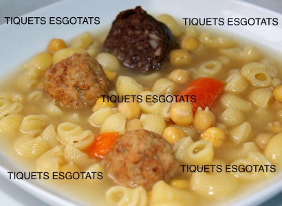 Esgotats els tíquets per l'escudella popular 