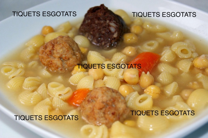 Esgotats els tíquets per l'escudella popular 