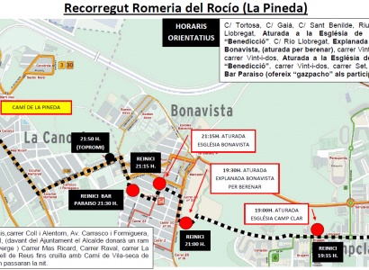 15 de juny: Afectacions al trànsit amb motiu de la "Romería del Rocío"