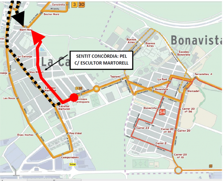 Del 11 al 15 d'agost: Afectacions al trànsit i Bus EMT amb motiu de la Festa Major