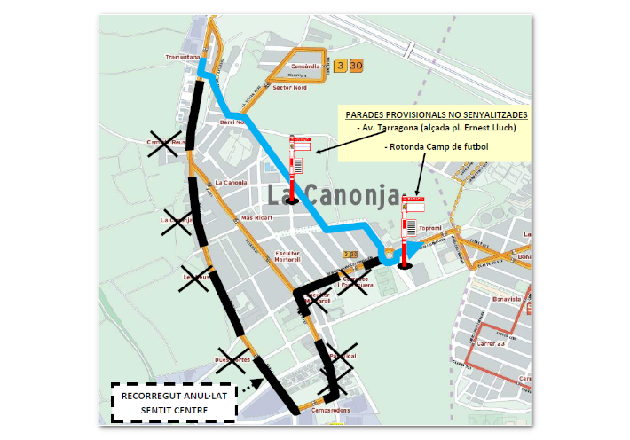 16 de novembre: Afectacions al trànsit al carrer Marina