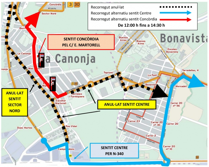 Diumenge 7 d'abril: Afectacions al trànsit amb motiu de la cercavila de l'Impossible