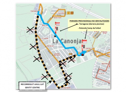 23, 24 i 26 d'abril: Afectacions al trànsit amb motiu de les obres de Gas Natural al carrer Marina