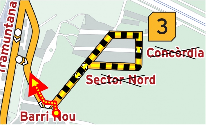 19, 20 i 21 de juliol: Afectacions al trànsit amb motiu de les festes del Sector Nord
