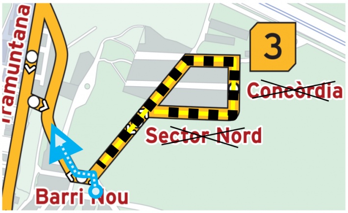 26 d'octubre: Afectacions al recorregut de l'autobús amb motiu del Passatge del Terror del Sector Nord