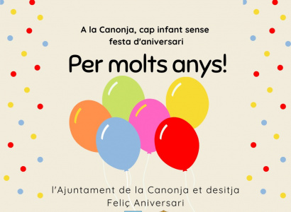 A la Canonja, cap infant sense celebrar el seu aniversari