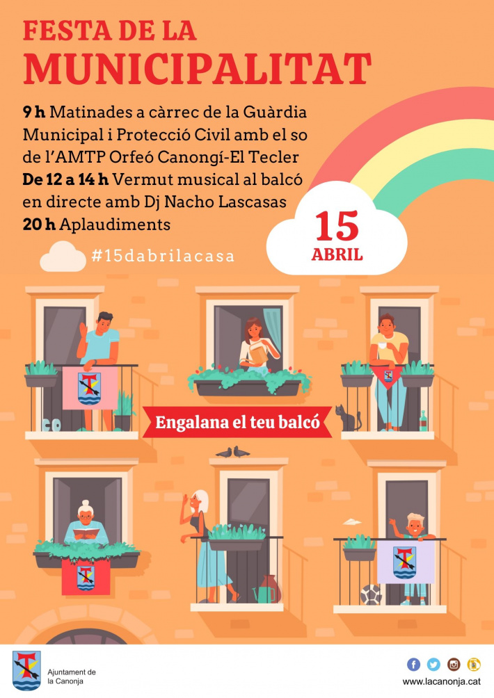Celebrem la Festa de la Municipalitat als nostres balcons
