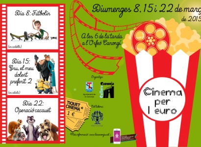 En marxa una nova edició del Cinema per un Euro