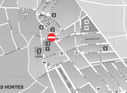 Tall de circulació al carrer Raval: A partir del 21 de gener i fins finalització de les obres, de les 7 a les 19 h