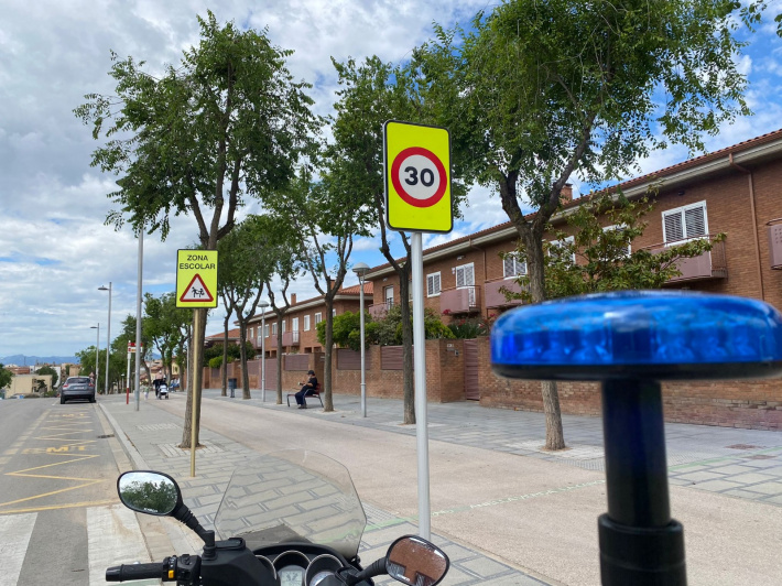 Instaurada la velocitat màxima de 30 km/h a tot el municipi