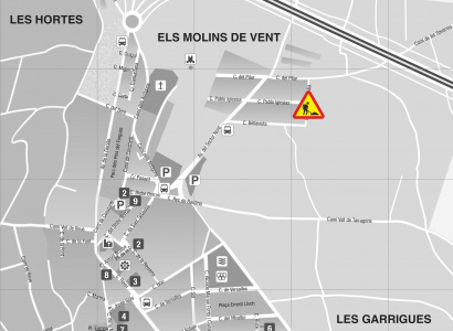 Dilluns 5 de juliol al matí: Afectacions al recorregut de l'autobús de l'EMT