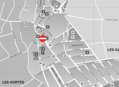 Dilluns 30 d'agost al matí: tall de circulació al carrer Raval amb motiu de la desinstal·lació de la vela