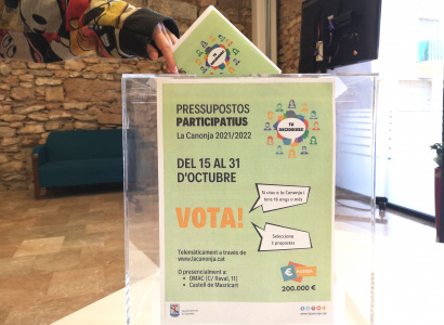 Aquest divendres ja es podrà votar el destí dels 200.000 euros dels Pressupostos Participatius