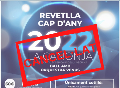 El sopar i la revetlla de Cap d’Any, cancel·lats
