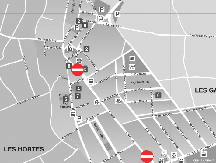 Tall de circulació al carrer Raval: el divendres 31 de desembre, entre les 11 i les 14 h.