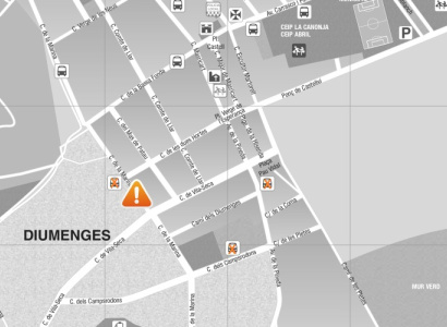 Dilluns 7 de febrer a la tarda: Afectacions al trànsit al carrer Marina