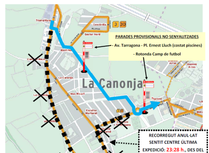 23 de juny: afectacions al trànsit i als recorreguts dels autobusos amb motiu de la celebració de la Revetlla de Sant Joan