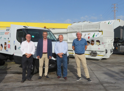 Presentat a la Canonja un nou vehicle per incrementar el servei de neteja viària