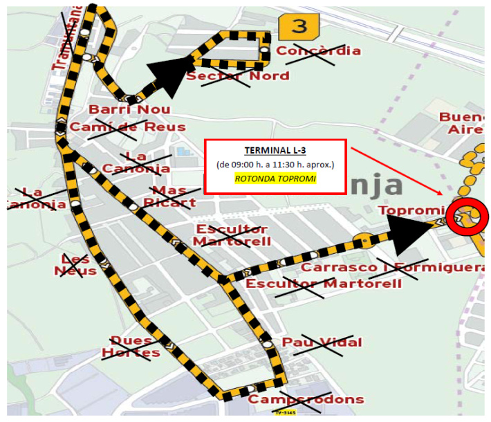 26 de juny: afectacions a la circulació i estacionament amb motiu de la celebració de Cursa atlètica "10 K - 5 K Caminada de la Canonja"