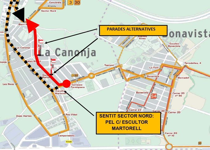 Afectacions al trànsit i estacionament amb motiu de la Festa Major d’hivern