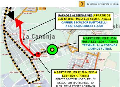 Dies 15 i 16 d'abril: afectacions al trànsit amb motiu de la Festa de la Municipalitat