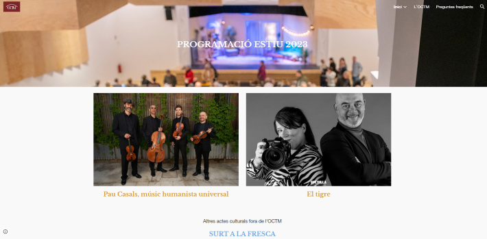 El Teatre Municipal Orfeó Canongí estrena web