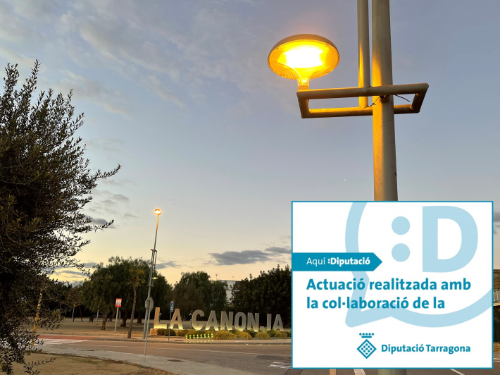 La Diputació subvenciona la renovació de l'enllumenat públic de la Canonja