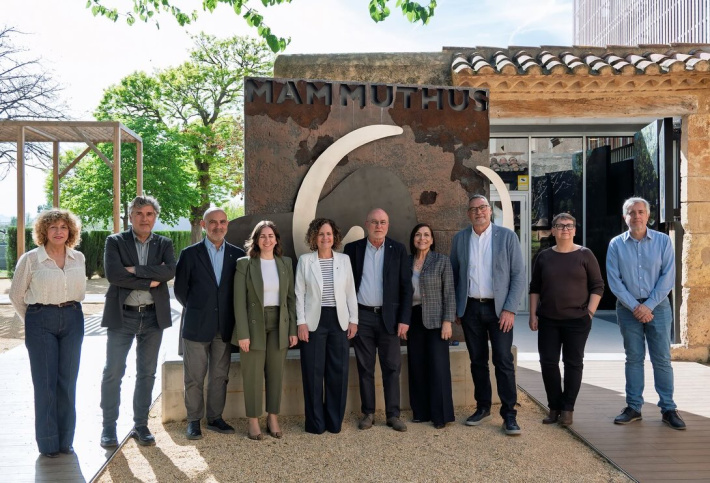 La consellera de Cultura visita la Canonja i l’espai Mammuthus